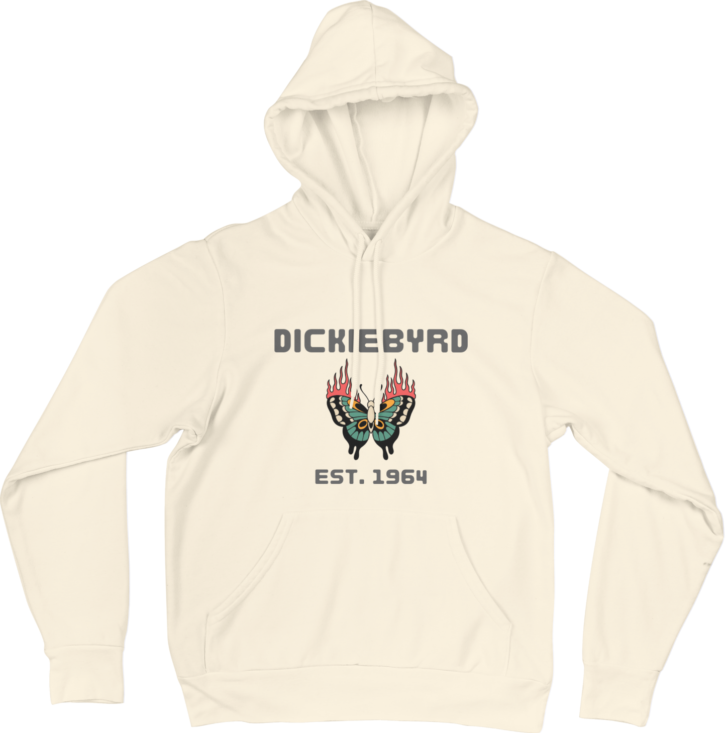 DICKIEBYRD BUTTERFLY TATTOO HOODIE