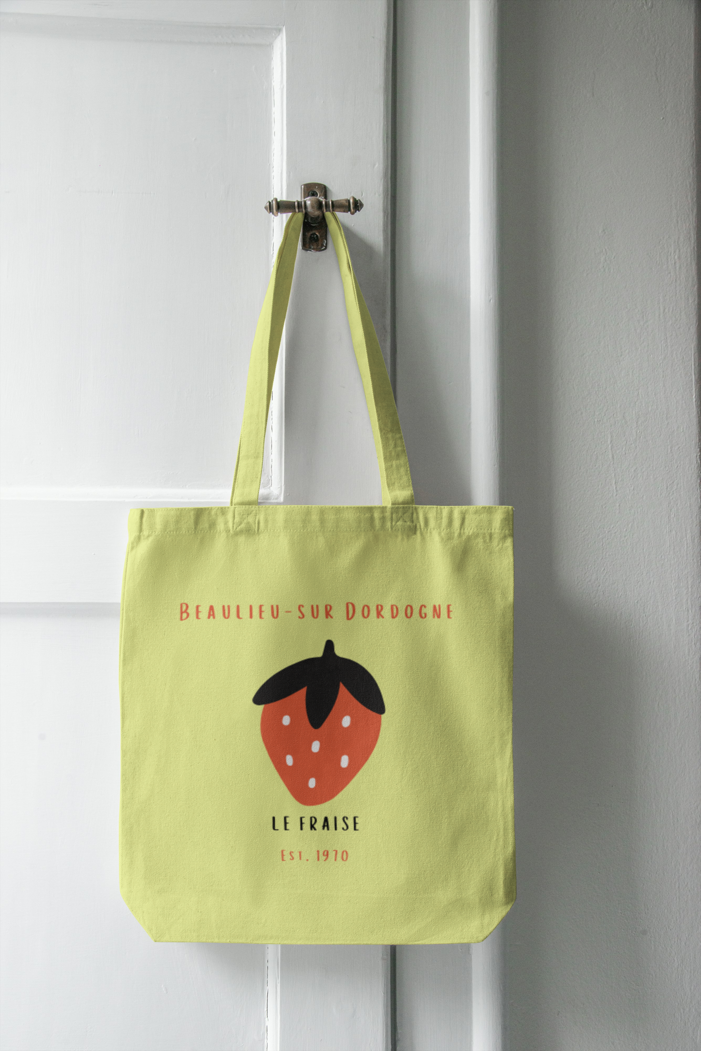 1970 STRAWBERRY TOTE