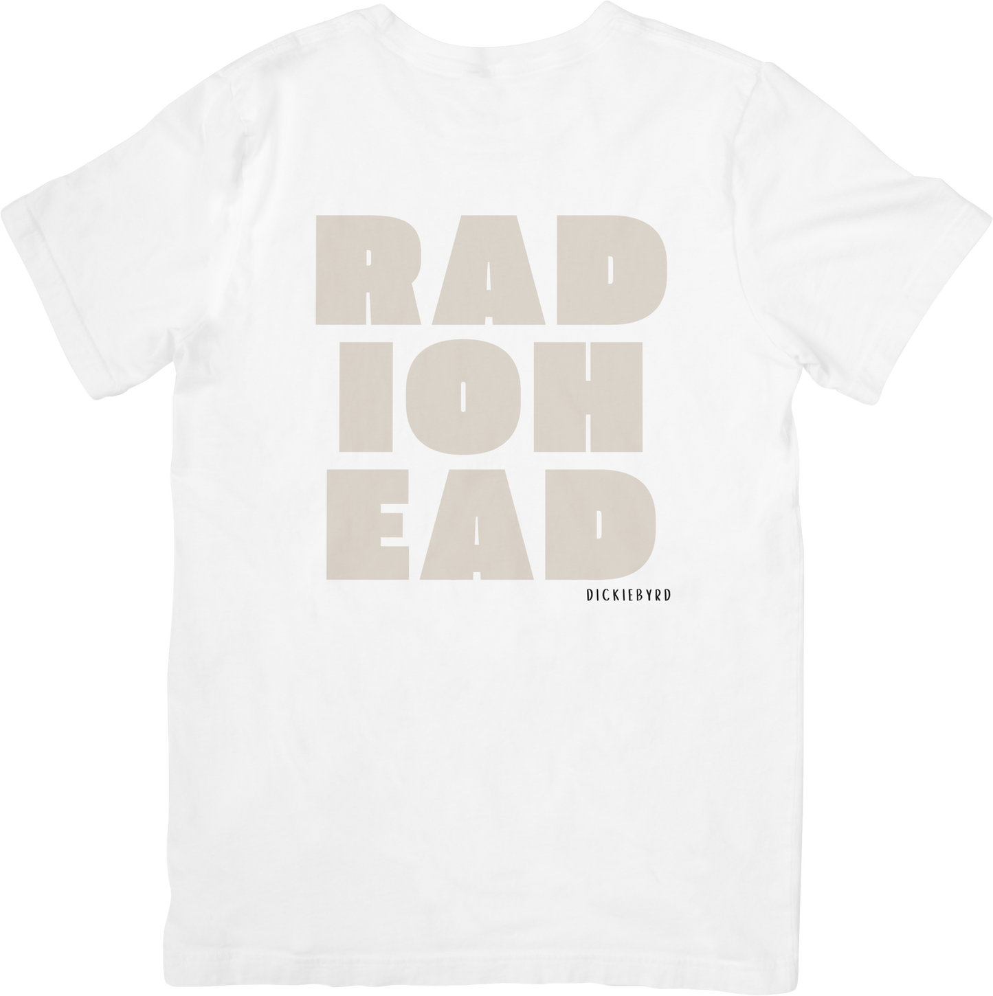 DICKIEBYRD BEIGE RADIOHEAD TEE