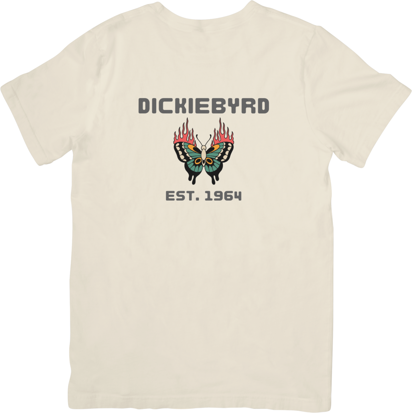 DICKIEBYRD BUTTERFLY TATTOO TEE