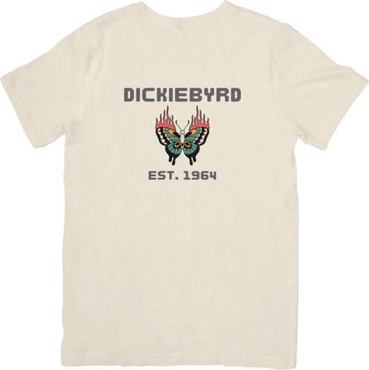 DICKIEBYRD BUTTERFLY TATTOO TEE
