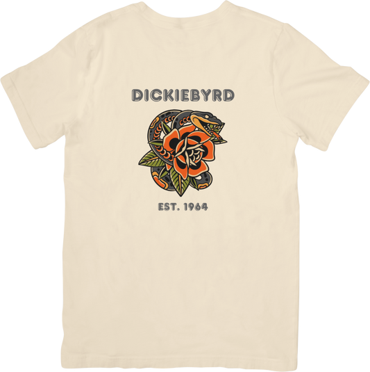 DICKIEBYRD SNAKE TATTOO TEE