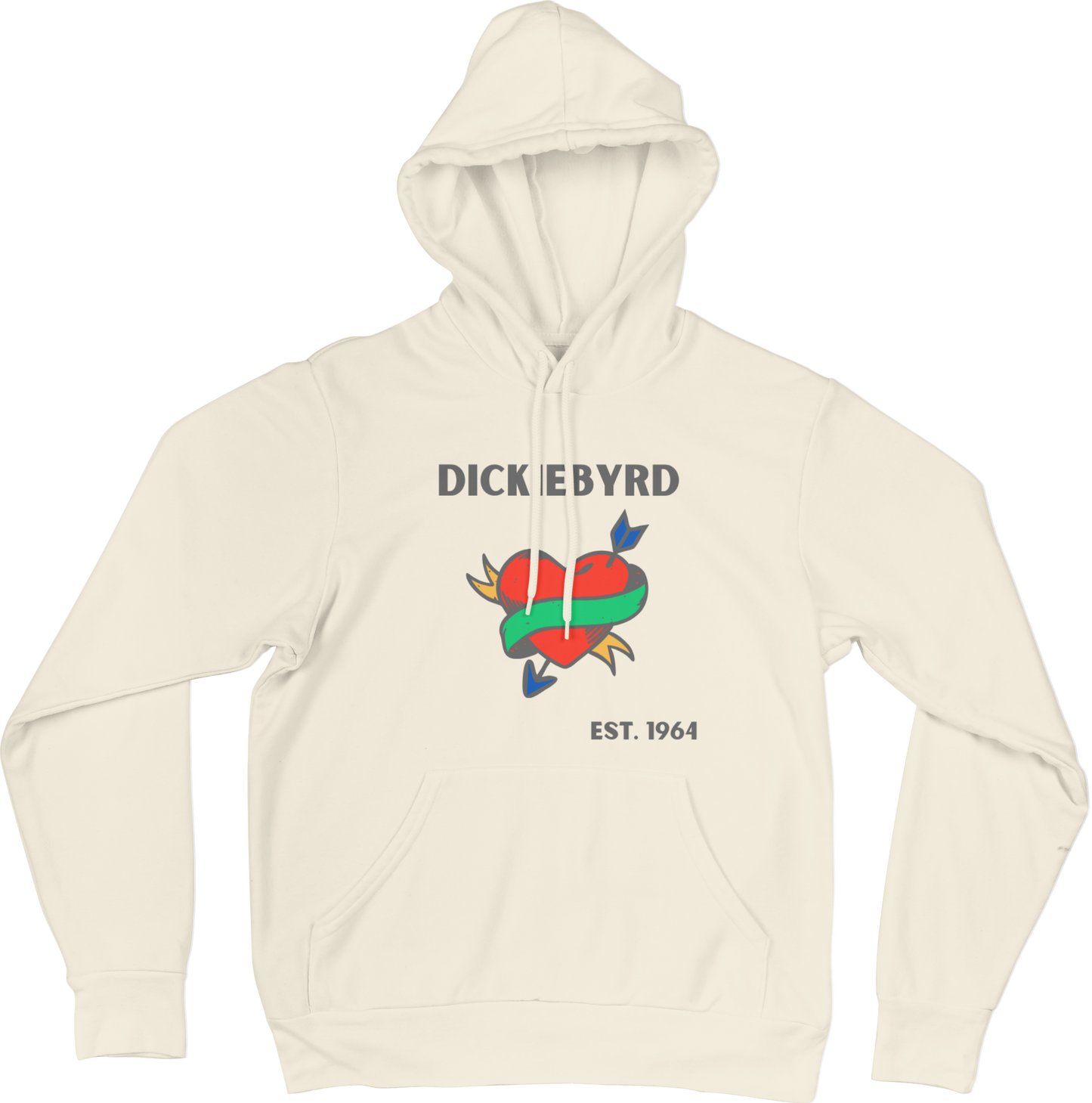 DICKIEBYRD HEART TATTOO HOODIE