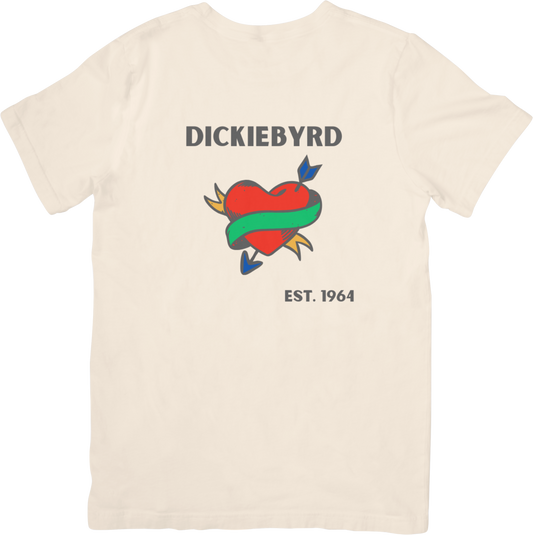 DICKIEBYRD HEART TATTOO TEE
